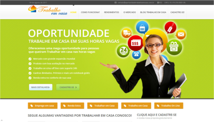 Oportunidade Trabalho em Casa